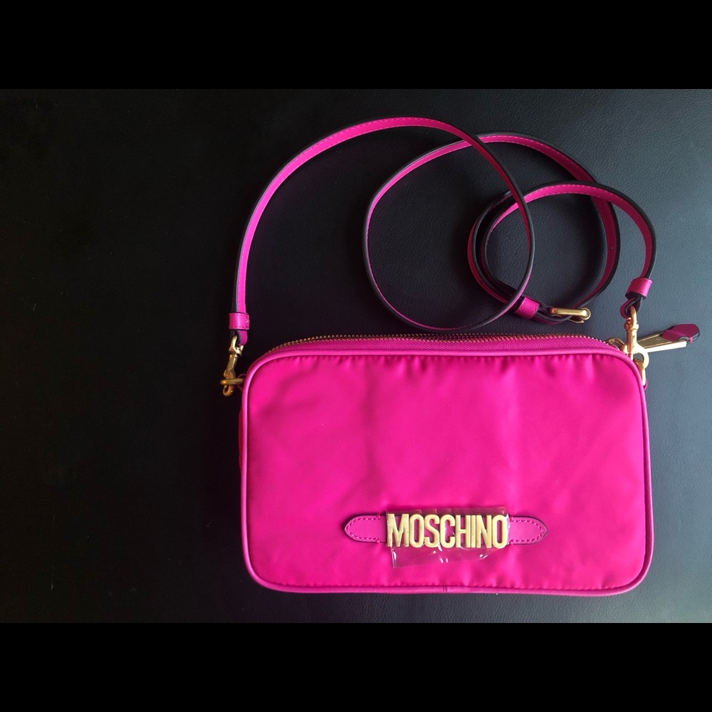 Moschino Hot Pink Crossbody Bag